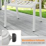 Terrassenstühle ZB33411IT-4DE (2er Set) Weiß - Metall - 62 x 90 x 66 cm