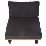 Lounge-Sessel H54 Schwarz - Braun - Grau