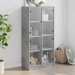 Highboard DE9549 Grau - Holzwerkstoff - 37 x 142 x 68 cm