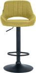 Tabouret de bar Milet Lot de 2 Noir - Vert