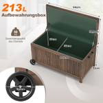 Terrassenbox SF6319ORDE Braun - Holzwerkstoff - 59 x 59 x 16 cm