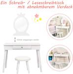 Kinder Schminktisch mit Hocker