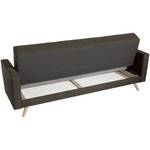 Julian Sofa 3-Sitzer mit Bettfunktion Braun