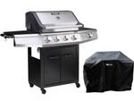 Gasgrill "Bingo 5" - 5 Brenner, davon 1 Schwarz - Metall - 143 x 115 x 57 cm