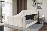 Boxspringbett MOETI-Z KING Beige - Breite: 120 cm