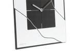 Horloge murale design THE FRAMED. Noir - Blanc - Matière plastique - 40 x 50 x 1 cm