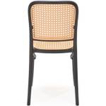 Gartenstuhl ATTAGE Schwarz - Rattan - 86 x 52 x 41 cm