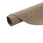 Feinschlingen Velour Teppich Strong Rund Braun - 200 x 200 cm