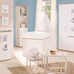 Set de chambre bébé Pia 3 pcs Blanc - Bois manufacturé