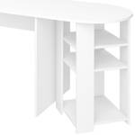 Schreibtisch „Manuel“ Weiß Weiß - Holz teilmassiv - 135 x 72 x 60 cm