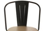 Barhocker H10a (2er-Set) Beige - Schwarz