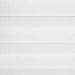Store double just sans perçage Polyester - Blanc - 45 x 160 cm