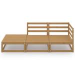 Garten-Lounge-Set (3-teilig) 3009909-1 Braun - Massivholz - Holzart/Dekor - 70 x 30 x 70 cm