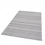 Tapis kilim LOFODI 160x230 tissé argent Argenté - 160 x 230 cm