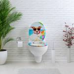 WC Sitz mit Absenkautomatik - Sunny Dog Blau - Braun - Rot - Weiß - Holzwerkstoff - 38 x 5 x 44 cm