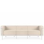 Gartensofa TRIGLO Creme - Weiß - Breite: 229 cm