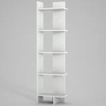 Bücherregal Perla Weiß Weiß - Holzwerkstoff - 49 x 170 x 22 cm