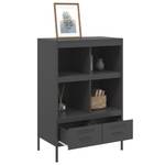 Highboard DE1925 Schwarz - Metall - 39 x 102 x 68 cm