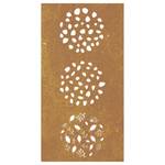 Décoration murale de jardin 824494 Marron - Métal - 55 x 1 x 105 cm