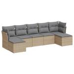 Gartensitzgruppe K6832(7-tlg) Beige - Massivholz - 69 x 117 x 289 cm