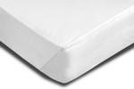 Spannbettlaken weiß 180-200x200 cm Heavy Weiß - Textil - 200 x 4 x 200 cm