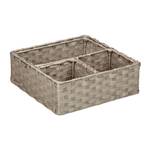 Lot de 4 paniers de rangement Gris - Métal - Papier - 29 x 10 x 29 cm