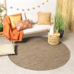 In- & Outdoor Teppich R Malta Melange Beige - 120 x 120 cm