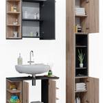 Badmöbel Set Aquis 40656 Braun - Grau - Holzwerkstoff - 79 x 64 x 30 cm