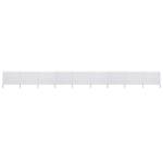 Paravent 3000901-4 Blanc - Hauteur : 120 cm