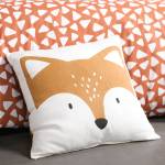 Dekokissen Funny Orange - Textil - 40 x 1 x 40 cm