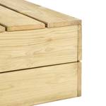 Gartentisch 49039 Braun - Massivholz - Holzart/Dekor - 75 x 31 x 75 cm