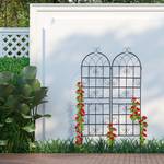 4x Treillis de jardin vintage 180 cm Hauteur : 180 cm