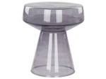 Table d'appoint LAGUNA Gris - Verre - 37 x 43 x 37 cm