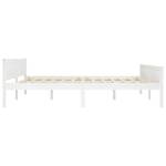 Cadre de lit 3009062-1 Blanc - Largeur : 186 cm