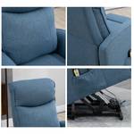 Aufsteh-Sessel 700-106V90BU Blau - Textil - 88 x 110 x 75 cm