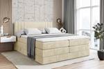 Boxspringbett IDRIKO KING Ecru - Breite: 140 cm