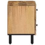 Nachttische 2er Set DE693 Braun - Holzwerkstoff - 40 x 46 x 33 cm