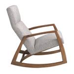 Fauteuil à bascule 5106 Gris - Textile - 68 x 96 x 90 cm