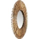 Miroir Sunlight Marron - Bois massif - 120 x 120 x 3 cm