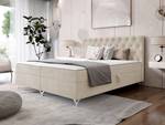 Boxspringbett Chester Beige - Breite: 206 cm