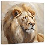 KUNSTDRUCK Splendor Gaze of the Lion 30 x 30 cm