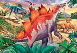 Dinosaurier und - Mammuts p 2x24 Puzzle