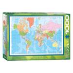 Puzzle Weltkarte 1000 Teile Papier - 26 x 6 x 36 cm