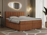 Boxspringbett SUSAN Breite: 160 cm - H3 - Textil