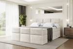 Boxspringbett OHIO-Z KING Beige - Breite: 120 cm