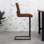 Hoxton Barhocker Industriell Cognac Rotbraun