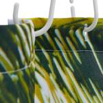 Rideau de douche 180x180 cm Marron - Vert - Blanc - Matière plastique - Textile - 180 x 180 x 1 cm