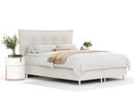 Boxspringbett Minori Beige - Breite: 200 cm