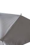 Regenschirm mit mittig schwenkbarer Weiß - Metall - 200 x 250 x 200 cm