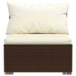 Garten-Mittelsofa 3017300 Braun - Creme